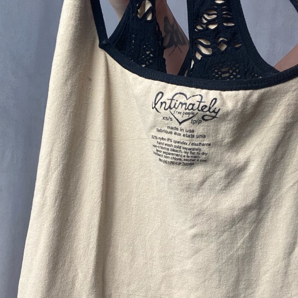 Sold RARE TAN AND LACE BODYCON DRESS - Picture 6 of 6